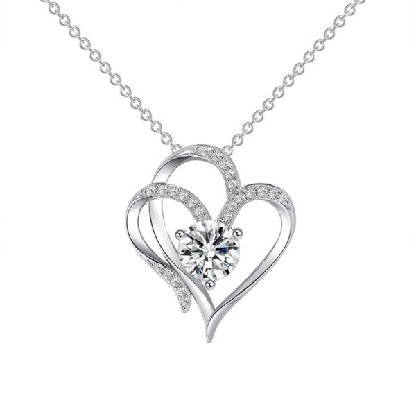 Girls Dual Heart Necklace Chain